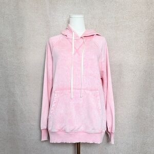 Zenana Outfitters Cotton Candy Pink Hoodie With Kangaroo Pouch